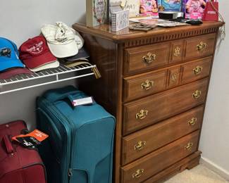 Dresser and luggage 