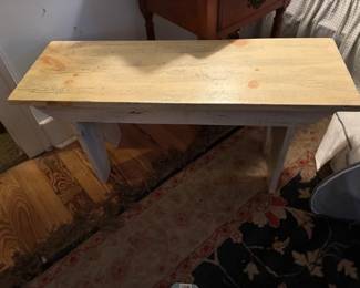 Pine Slat Bench