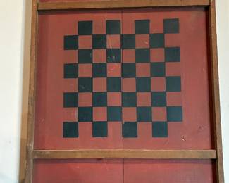 Folk Art Checkerboard 1900-1940 style