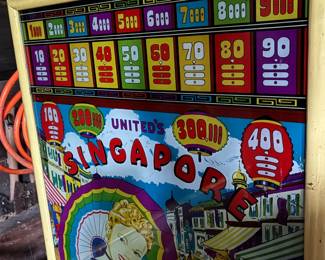 1947 Singapore Pinball without flippers