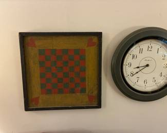 Checkerboard with heart corners