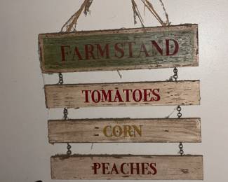 Farmstand sign