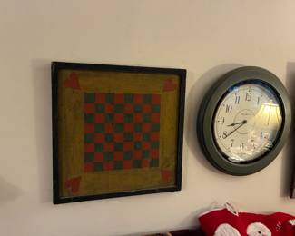 Game board and clock