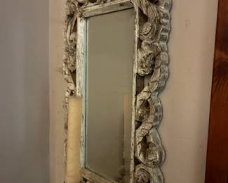 Candle lit mirror