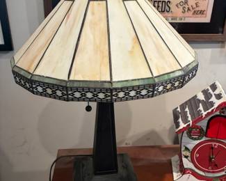 Tiffany-style table lamp