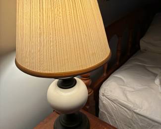 Pair of bedside table lamps