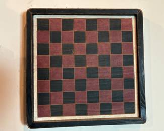 Checkerboard wall hanging