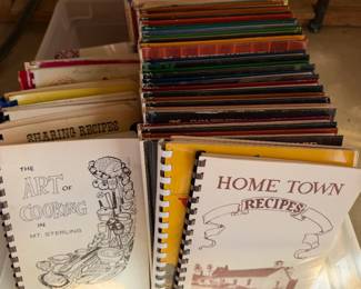Vintage cookbooks