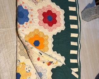 Hand stitched quilt from late 1800’s