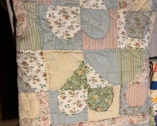 Hand-stitched quilt from late 1800’s