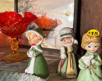 Vintage Christmas angel bells