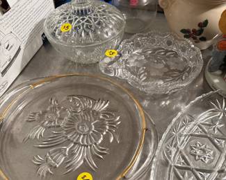 Crystal dishes