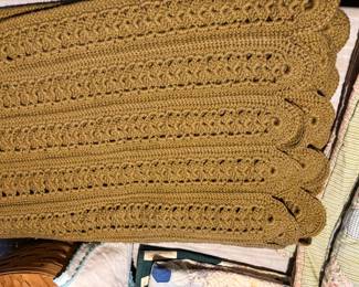 Handmade vintage Afghan
