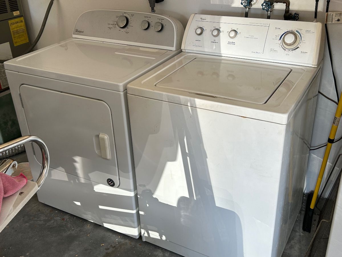 Whirlpool washer and dryer