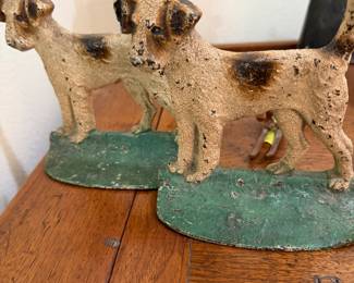Cast iron door stop/ bookends