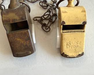 Police and military whistles