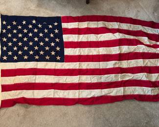 100% cotton American flag