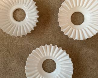 Antique glass lamp shades