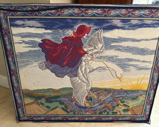 Huge Mother Goose tapestry