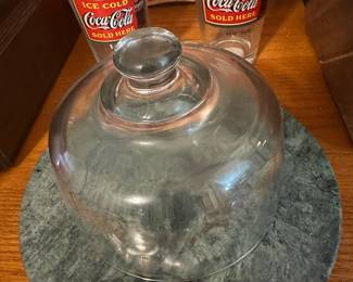 Marble cheese dome