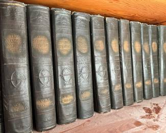 Circa 1927 set of reference books