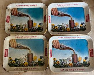 1960’s Coke trays