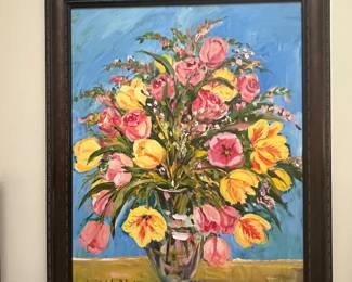Original painting by local artist Ingrid Dohm