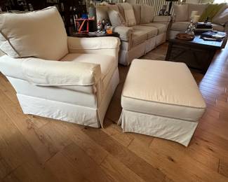 Bassett chair & ottoman