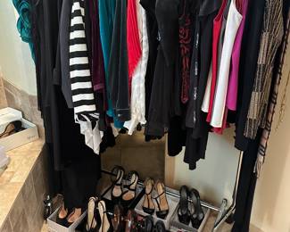 Beautiful evening wear & pumps