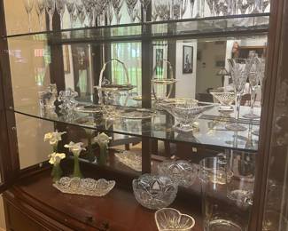 Gorgeous crystal stemware & accents