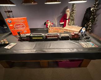 Vintage train sets (pool table NFS)