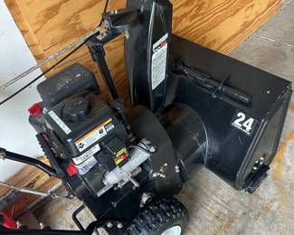 Snow blower- also never used