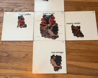 5 LP Pianos Puzzle Vinyl Set Georges Arvanitas, Michel Grailler, Rene Urtreger, Maurice Vander Rare Italian pressing