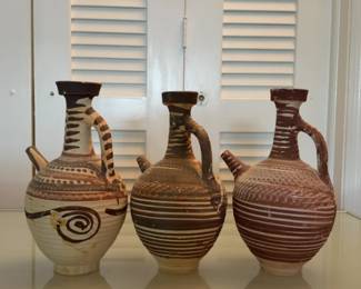 one available Painted Terracotta Pottery Vases with Spouts.