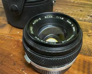 untestedasis Olympus OMSystem Zuiko AutoS 50mm f1.8 Lens with Hard Case