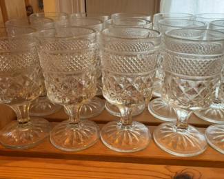 each10 avail Vintage Wexford Stemware by Anchor Hocking Claret Wine