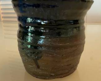 Handcrafted Studio Pottery Glazed Ceramic Vessel
