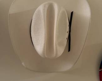 7 38 White Handmade Cowboy Hat Made in Mexico