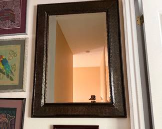 #74 - $60 - Tin mirror 34x47