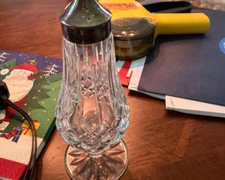 #55 - $38 - Waterford pepper & salt shakers