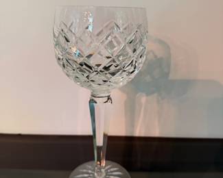 #50 - $140 - Waterford high ball white wine glasses set of 8 - signed