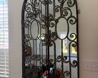 #2 - $220 - Iron gate mirror 31Wx64T
