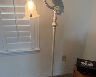 #96 - $80 - Metal Parrot floor lamp