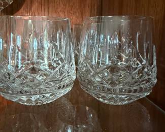#52 - $100 - Waterford high ball rolly polly set of 4 - signed