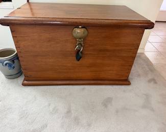 #1 - $700 - Nepal trunk hand made with iron handles 41x22x25H