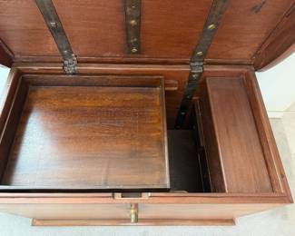 #1 - $700 - Nepal trunk hand made with iron handles 41x22x25H