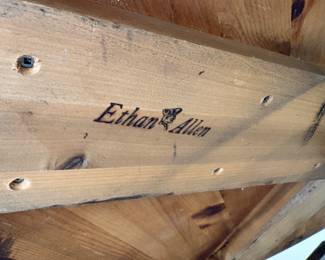 Both the Table & Chairs are Stamped Ethan Allen