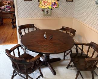 Ethan Allen Table and Armchairs