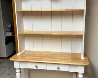 Farmhouse Hutch / Kitchen Island Workstation