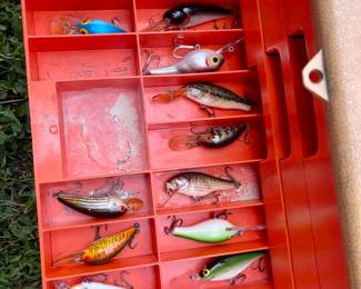 Fishing lures sold with box